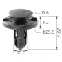 C 1356 Кліпса Toyota Lexus 9046710210
