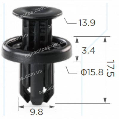 C 1518 Кліпса Honda Acura 91505TM8003