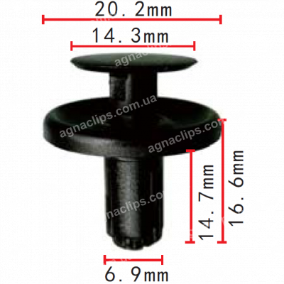 C 1525 Кліпса Toyota Lexus 9046707181 90467-07181