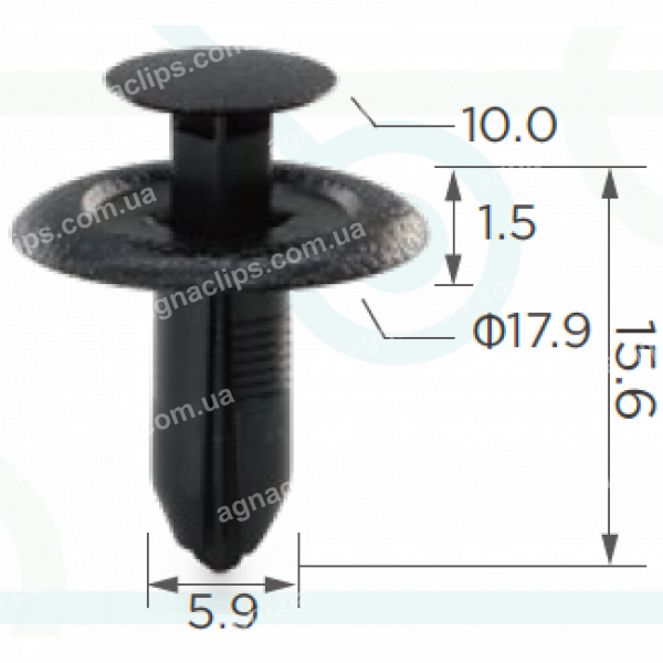C 1547 Кліпса Mazda Ford B46768AC325 B46768AC328