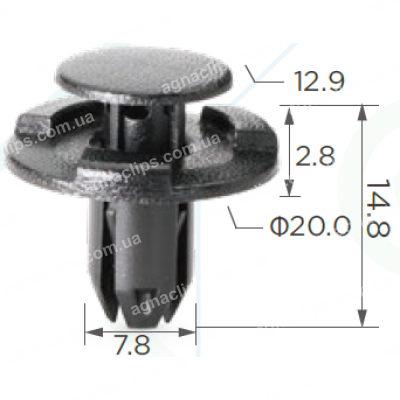 C 1692 Кліпса Nissan Infiniti Mazda Subaru 0155305933