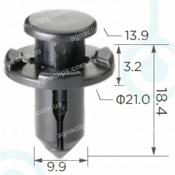 C 1718 Кліпса Subaru 909140007