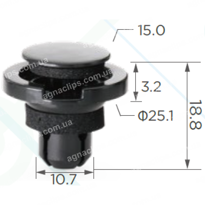 C 1720 Кліпса Subaru 909140055