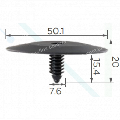C 1 Кліпси Fiat Alfa Lancia GM Daewoo Opel 3078511 3977775