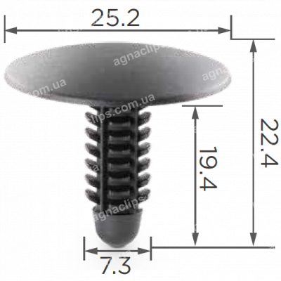 C 40 Кліпса Chrysler Dodge 6501067