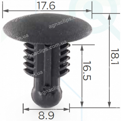 C 58 Кліпса Honda 91606SE3003