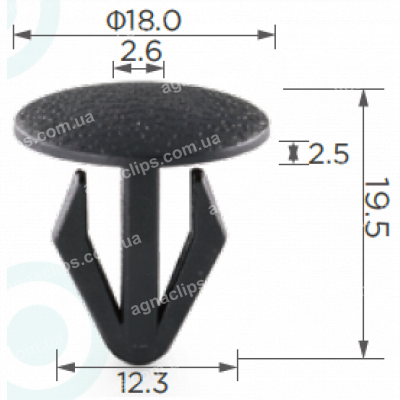 C 77 Кліпса Mazda 813350022
