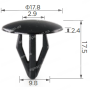 C 79 Кліпса Honda Acura Toyota Lexus Subaru 91515SM4003 9046709069 38529689A6300