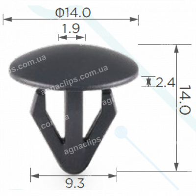 C 86 Кліпса Nissan Infiniti 62869N4700