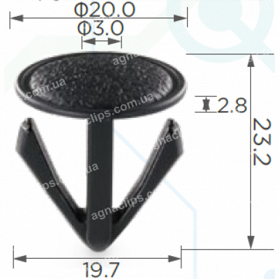 C 87 Кліпса Honda 906876710030