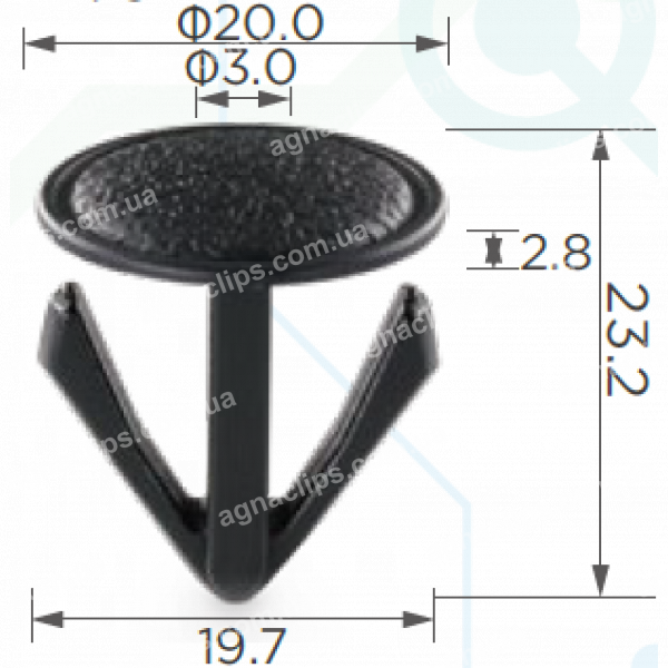 C 87 Кліпса Honda 906876710030