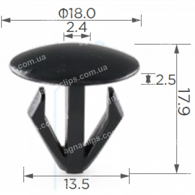 C 93 Кліпса Mitsubishi MB121467 HB121467