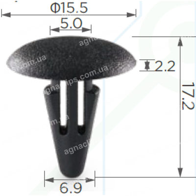 C 96 Кліпса Mitsubishi Nissan Toyota MB115492 MB332914 MU481042 27948M7002 9046708008 9046707050