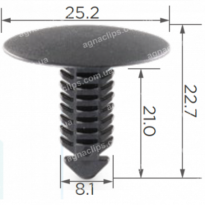 C 101 Кліпса Ford Chrysler 4381395 6501086 388904S