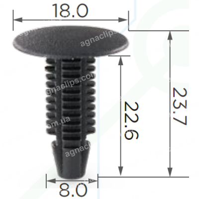 C 104 Кліпса Ford Toyota 6481826050 W701380SSW