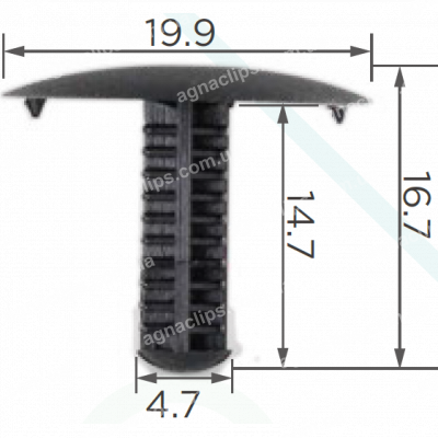C 187 Кліпса Honda Acura Nissan Toyota Lexus 90667SA70030 8942798070