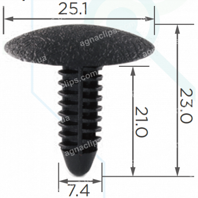 C 209 Кліпса Ford GMC Chevrolet Cadillac Buick Saturn Pontiac Opel N807535S