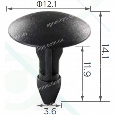 C 290 Кліпса Honda Acura 90676SR4003