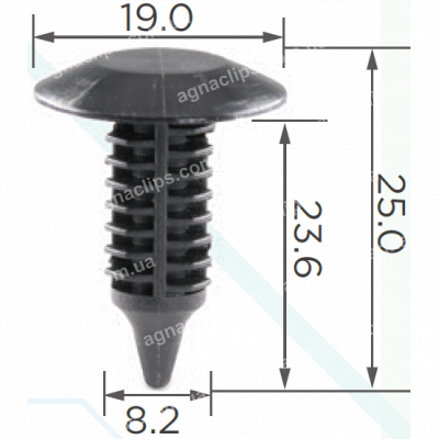 C 301 Кліпса GM Daewoo Chrysler Chevrolet Saab Opel 21094146 6501301