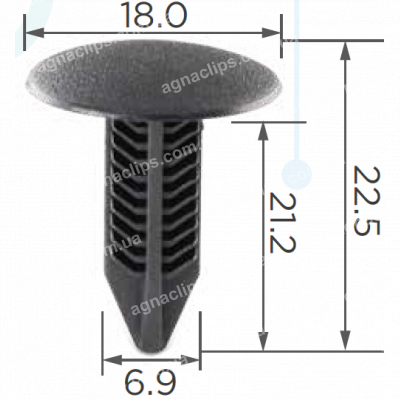 C 377 Кліпса Honda Acura Daewoo 90667S0D003ZH 90667S0D003ZK