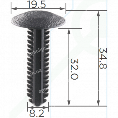 C 478 Кліпса GM 15588078