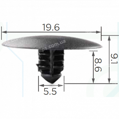 C 503 Кліпса Hyundai Kia Mazda Ford G03068885B38 TD1156694 GA2A56694 F22Z16774A