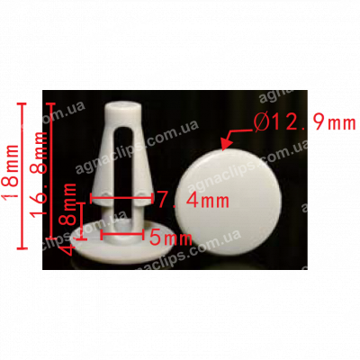 C 589 Кліпса Honda Acura 90672671003