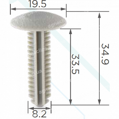 C 600 Кліпса GM Chevrolet Ford GMC 15986343