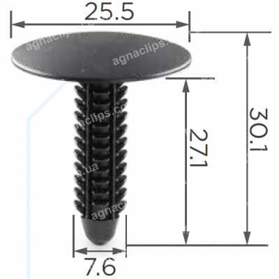 C 609 Кліпса Chrysler Dodge Opel 6502104