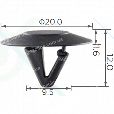 C 610 Кліпса Chrysler Dodge 6503892