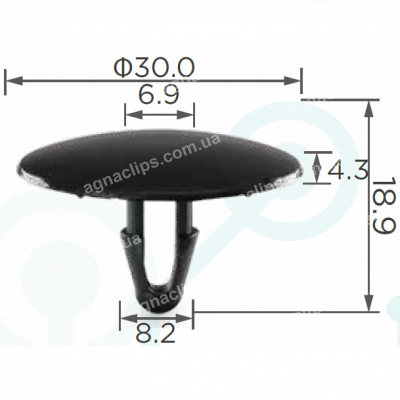 C 612 Кліпса Lexus Toyota 9046708081