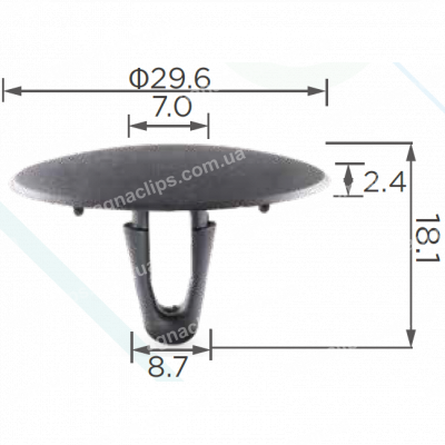 C 619 Кліпса Toyota Lexus 9046709004 904670900401