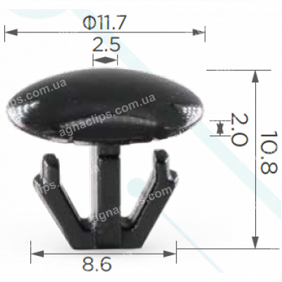 C 621 Кліпса Honda Acura 91518SM4003
