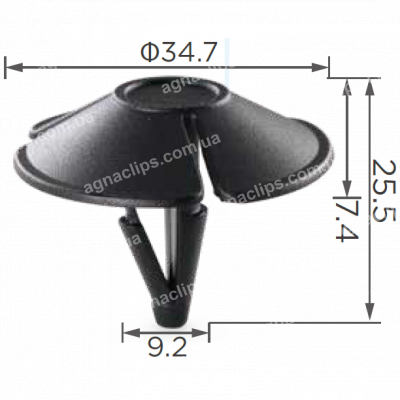 C 627 Кліпса GM Dodge 4428987