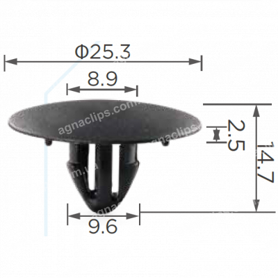 C 665 Кліпса Peugeot Citroen Toyota Lexus 6822N5 9046709050 9046709118