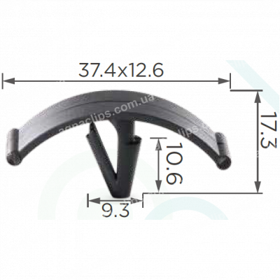 C 818 Кліпса GM Chrysler Jeep Dodge 385330S D30Z16776A