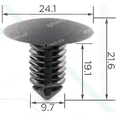 C 825 Кліпса Buick Dodge Cadillac Chevrolet GM Oldsmobile Pontiac Chrysler 22189414 6505667AA