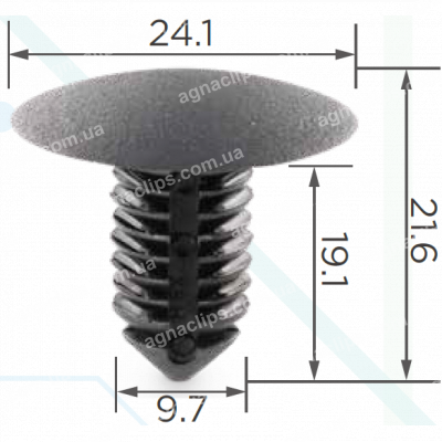 C 825 Кліпса Buick Dodge Cadillac Chevrolet GM Oldsmobile Pontiac Chrysler 22189414 6505667AA