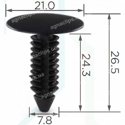 C 827 Кліпса Ford Lincoln W708035S300