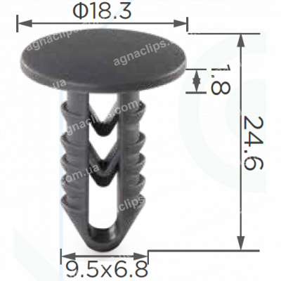 C 855 Кліпса Ford Iveco Fiat 1118730