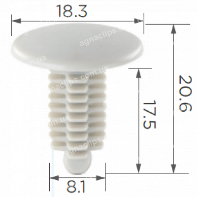 C 1104 Кліпса універсальна