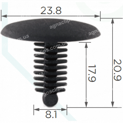 C 1112 Кліпса Citroen Dacia Renault Peugeot