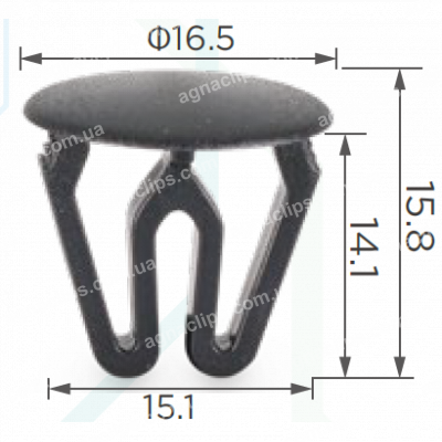C 1126 Кліпса обшивки