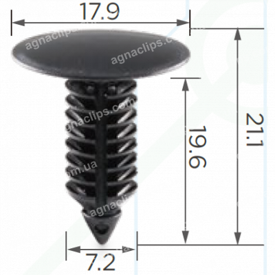 C 1131 Кліпса підкрилок GM