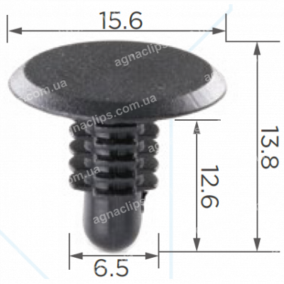 C 1234 Кліпса внутрішньої обшивки