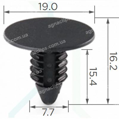 C 1235 Кліпса Lexus Toyota внутрішньої обшивки