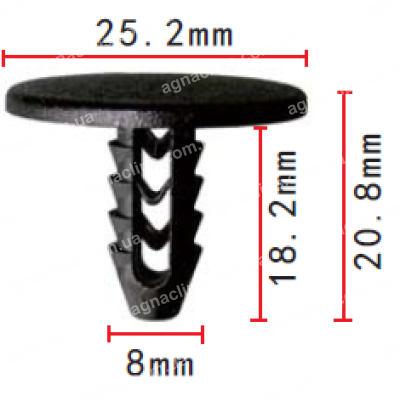 C 1275 Кліпса Fiat Alfa Lancia Iveco 14592287 42344971