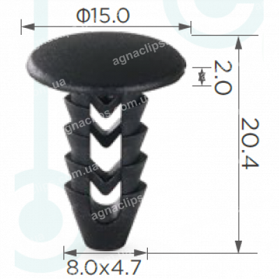 C 1291 Кліпса Fiat Alfa Lancia Ford 4380742 1788728