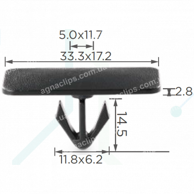 C 1512 Кліпса GM Chevrolet 10431524