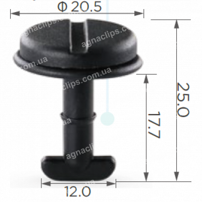 C 1554 Кліпса BMW 51479416390 кріплення килимків салону